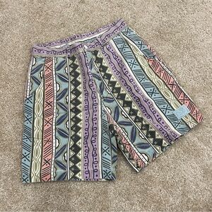 Pacific Scene Vintage Y2K Shorts Men’s Size 31 Jorts High Rise Pastel Multicolor